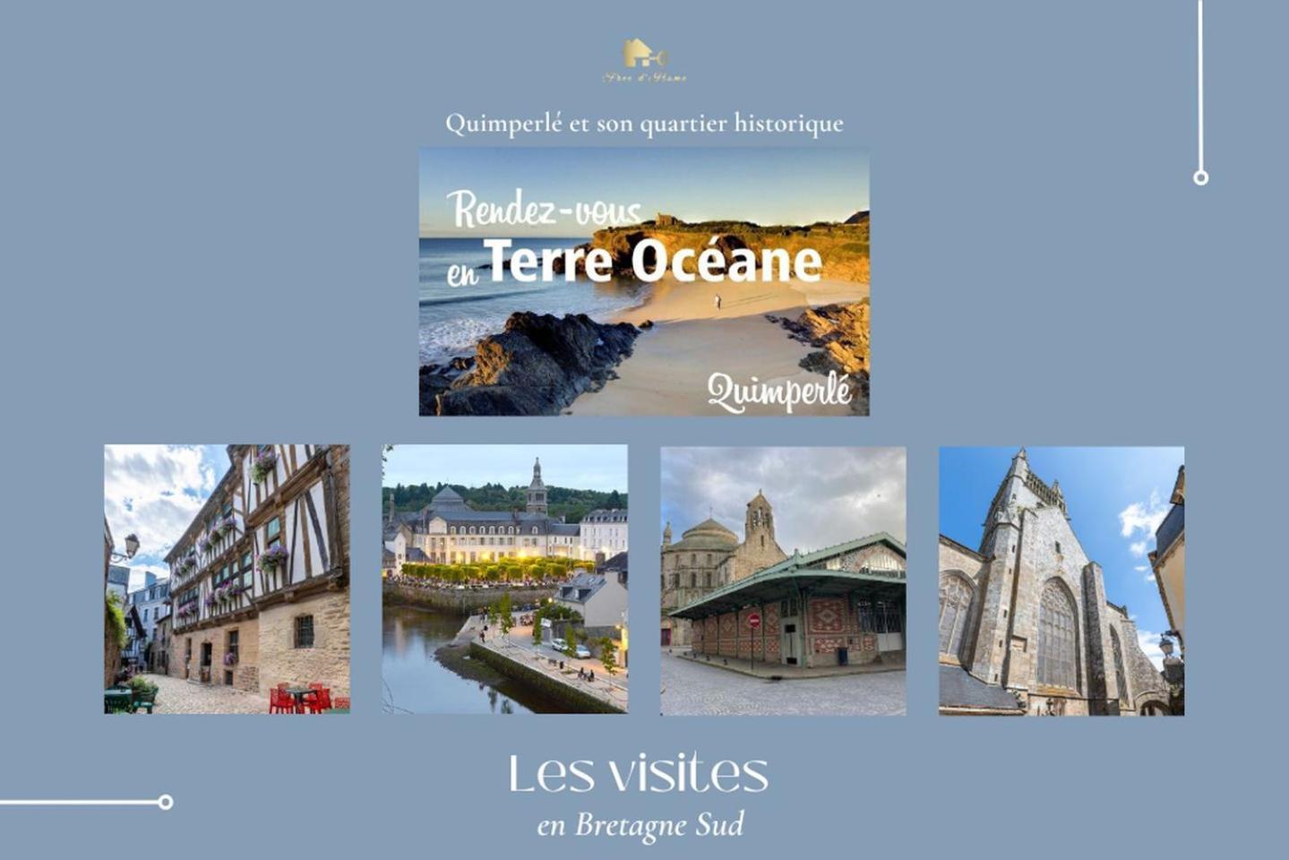 La Maison Bleue,Authenticite, Nature, Simplicite, 2-5 Personnes, Moelan Sur Mer Exteriör bild