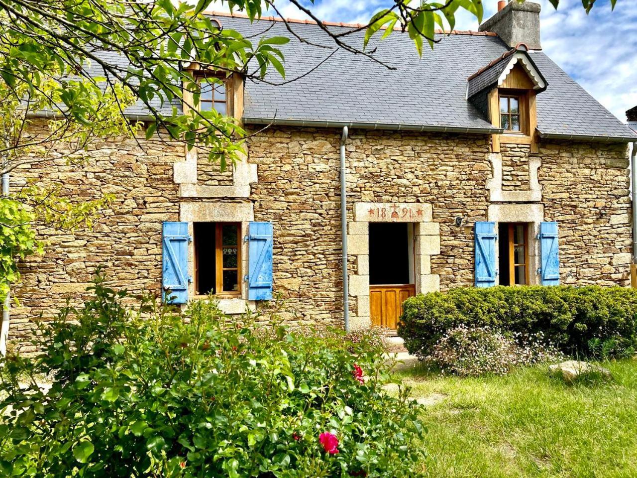 La Maison Bleue,Authenticite, Nature, Simplicite, 2-5 Personnes, Moelan Sur Mer Exteriör bild